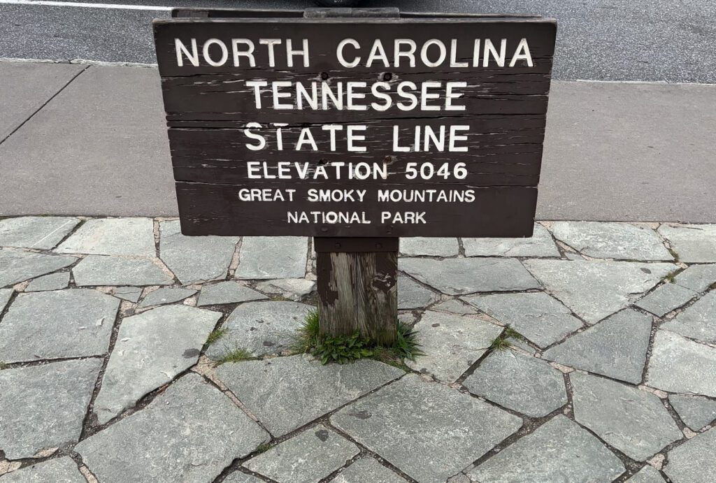 Newfound Gap Overlook in the Smoky Mountains